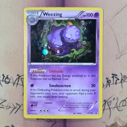 Weezing XY163 Black Star Promo Cosmos Holo NM Pokemon Card English - Image 1