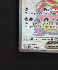 Slowking ex 238/193 Paldea Evolved Full Art Ultra Rare Holo Pokemon Card LP+ - Image 5