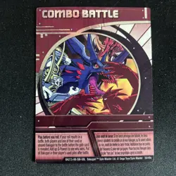 Bakugan Combo Battle Red Ability Card Holo Chrome - Image 1