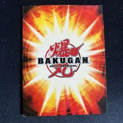 Bakugan Combo Battle Red Ability Card Holo Chrome - Image 2
