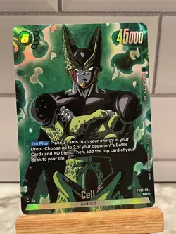 Cell SR FB02-084 Secret Rare Alternate Art Dragon Ball Fusion World Card English - Image 1