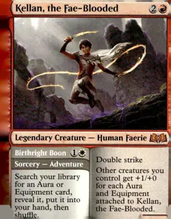 Wilds of Eldraine #230 Kellan, the Fae-Blooded - Image 1