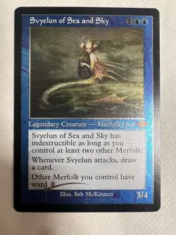 Svyelun of Sea and Sky - Foil Etched - Retro Frame Magic NM MTG - Image 1