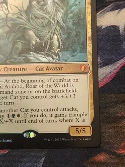 MTG Commander 2017 - Arahbo, Roar Of The World FOIL NM - Image 5
