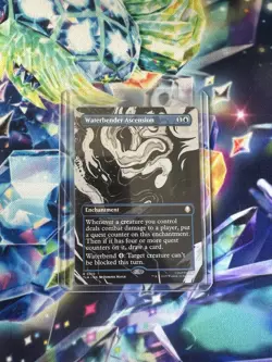 MTG Avatar BORDERLESS SCENE R Waterbender Ascension #0310 - Image 1
