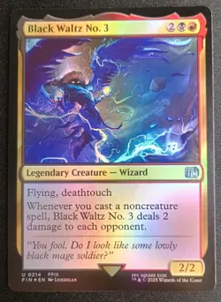 MTG Final Fantasy - Black Waltz No 3 - Foil - Image 1