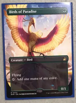 Birds of Paradise (Anime Borderless) Ravnica Remastered Regular - Image 1