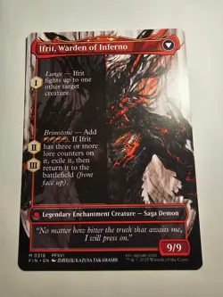 Clive, Ifrit's Dominant NM M (0318) (Borderless) MTG Final Fantasy Regular - Image 2