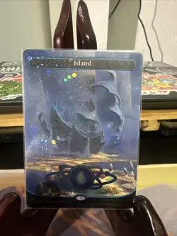 Island (487) (Borderless) (Galaxy Foil) Unfinity Foil - Image 1