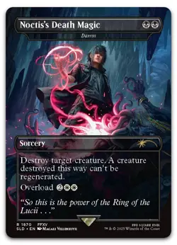 Noctis's Death Magic - Damn #1870 (NM) Secret Lair Drop SLD Magic MTG - Image 1