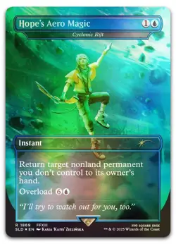 Hope's Aero Magic - Cyclonic Rift (Rainbow Foil) #1869 NM Secret Lair Drop - Image 1