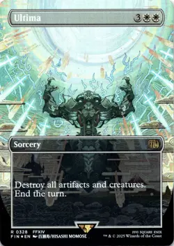 Ultima FOIL BORDERLESS Final Fantasy Magic MTG NM - Image 1