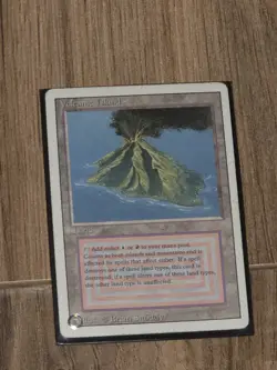 MTG Volcanic Island Revised Edition Regular Rare - Image 1