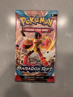 22.3g HEAVY Paradox Rift Booster Pack Pokemon TCG New From ETB Armarouge Art - Image 2