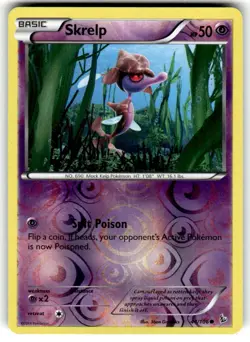 Pokemon - SKRELP - 44/106 - Reverse Holo - XY Flashfire - Image 1