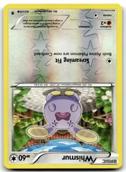 Pokemon TCG Whismur - 83/119 - Common - Reverse Holo XY Phantom Forces - Image 1