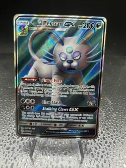 Pokemon TCG Alolan Persian GX Cosmic Eclipse 219/236 (NM) - Image 1