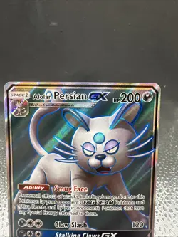 Pokemon TCG Alolan Persian GX Cosmic Eclipse 219/236 (NM) - Image 3