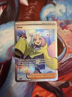 POKEMON ~ IONO ~ SVP 124 ~ SCARLET & VIOLET PROMO ~ FULL ART PROMO ~ NM - Image 1