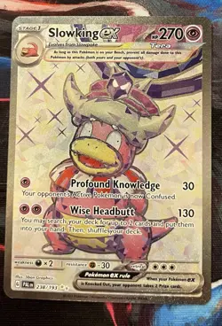 Slowking EX 238/193 Ultra Rare Pokemon TCG Paldea Evolved NM - Image 1