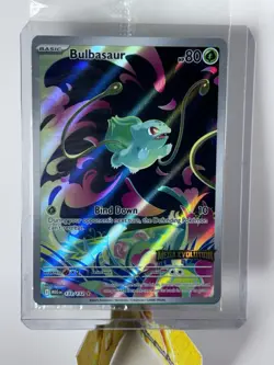 Bulbasaur 133/132 Pokemon Mega Evolution Box Topper Stamped Promo SEALED - Image 1