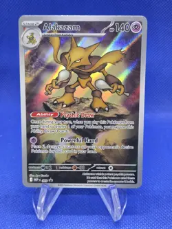 Pokemon ME Mega Evolution ETB Alakazam 009 Black Star Promo NM - Image 1