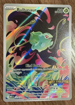 Pokemon TCG Bulbasaur - (Mega Evolution Stamped) 133/132 Holo - Image 1
