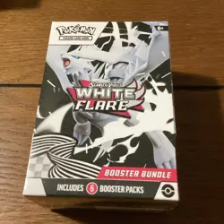 White Flare Booster Bundle Pokemon new in shrink - Image 1