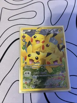 Pokemon TCG Pikachu Full Art RC29/RC32 Generations Radiant Collection Sleeved - Image 1