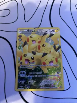 Pokemon TCG Pikachu Full Art RC29/RC32 Generations Radiant Collection Sleeved - Image 2