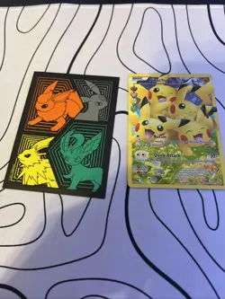 Pokemon TCG Pikachu Full Art RC29/RC32 Generations Radiant Collection Sleeved - Image 5