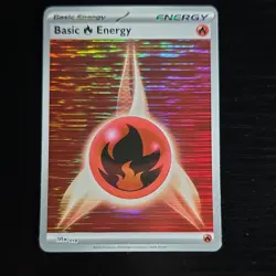 Pokemon Basic Fire Energy Reverse Holo 018 Sve: Scarlet & Violet Energies EN - Image 1