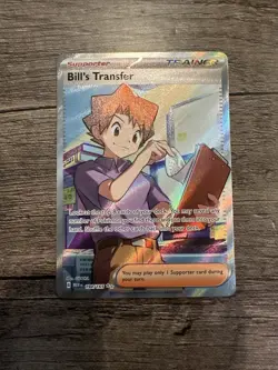 Pokemon TCG Bill's Transfer 194/165 Sv: Scarlet & Violet 151 Holo Ultra Rare - Image 1