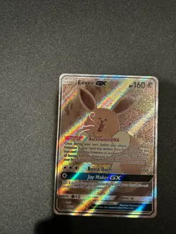 Pokemon TCG Eevee GX SM233 Full Art Promo Black Star Ultra Rare Holo NM - Image 1