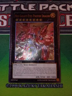 VLP 1st Ed Neo Galaxy-Eyes Photon Dragon GAOV-EN041 Ultimate Rare Yugioh - Image 1
