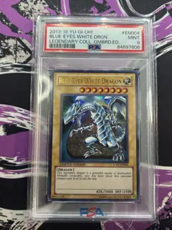 Yugioh Blue-Eyes White Dragon Limited Edition Ultra LC01-EN004 PSA 9 - Image 1