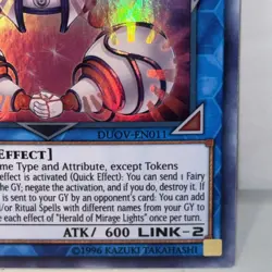 Herald Of Mirage Lights - DUOV-EN011 - Ultra Rare - 1st Edition LP Yugioh TCG - Image 4