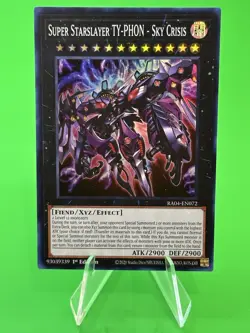 Yu-Gi-Oh QC Stampede Super Starslayer TY-PHON-Sky Crisis SR RA04-EN072 NM!!! - Image 1