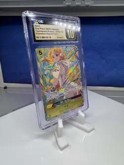 One Piece Japanese Tournament Pack EX Volume 3 SR Nami #OP08-106 CGC 10 PRISTINE - Image 2