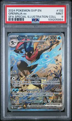 Greninja ex 132 Sv: Scarlet & Violet Promo Cards Holo PSA9 - Image 1