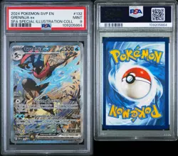 Greninja ex 132 Sv: Scarlet & Violet Promo Cards Holo PSA9 - Image 3