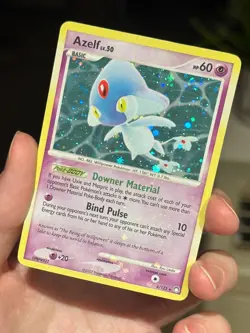 AZELF 4/123 Mysterious Treasures DOUBLE SWIRL + HOLO BLEED Pokemon TCG card NM - Image 2