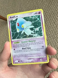 AZELF 4/123 Mysterious Treasures DOUBLE SWIRL + HOLO BLEED Pokemon TCG card NM - Image 3