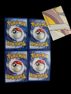 pokemon card lot Squirtle Poliwhirl Seel Poliwag | WATER | OG | VTG |98 Nintendo - Image 2