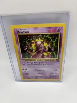 1999 Mewtwo Pokemon Card Wizards Promo Psyburn Energy Absorption MP - Image 1