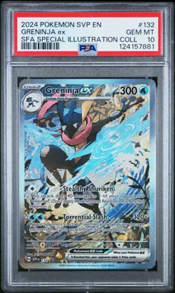 Pokemon TCG Greninja EX SVP132 Black Star Promo Card PSA 10 Gem MINT - Image 1
