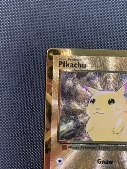 Pikachu Gold Metal 58/102 Celebration Pokemon Card - Image 2