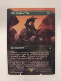 Magic The Gathering-English Life Finds a Way (Borderless) Near Mint - Image 1