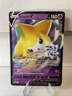 Jirachi V SWSH299 SWSH: Sword & Shield Promo Pokemon Cards Holo NM - Image 1