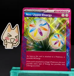 Neo Upper Energy 162/162 Ace Spec Holo Rare Temporal Forces Pokemon Card TCG - Image 2
